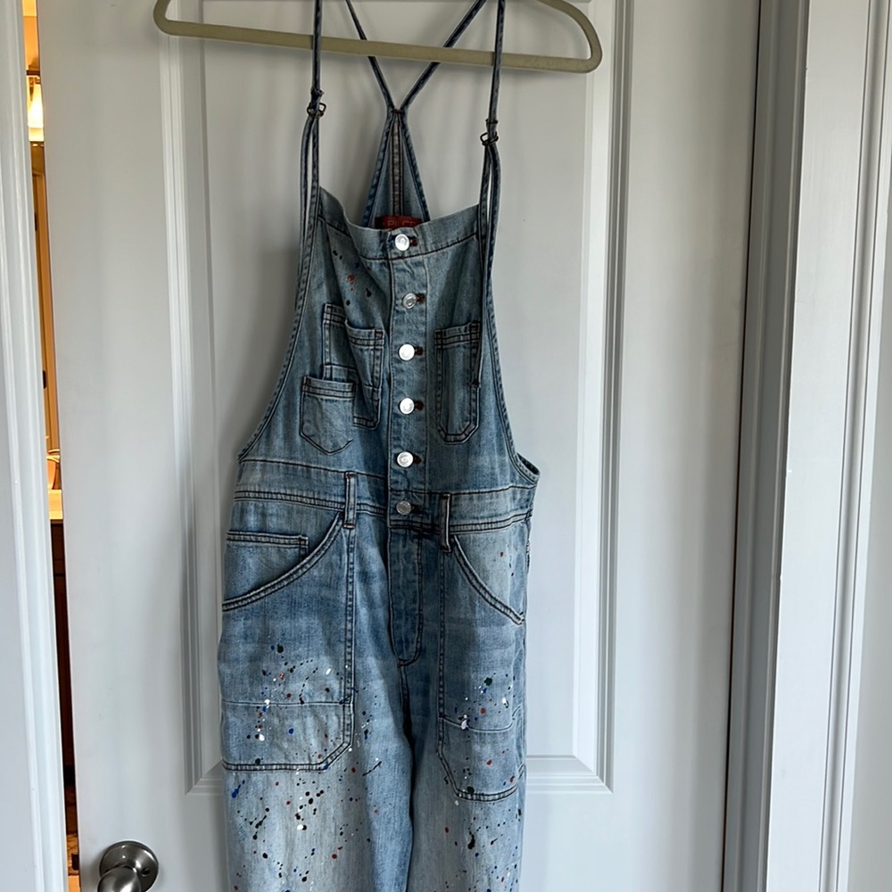 Pilcro Anthropologie The Painter Denim Overalls size 30